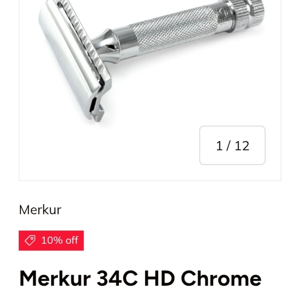 Merkur Solingen Razor with Blade - Picture 2 of 5